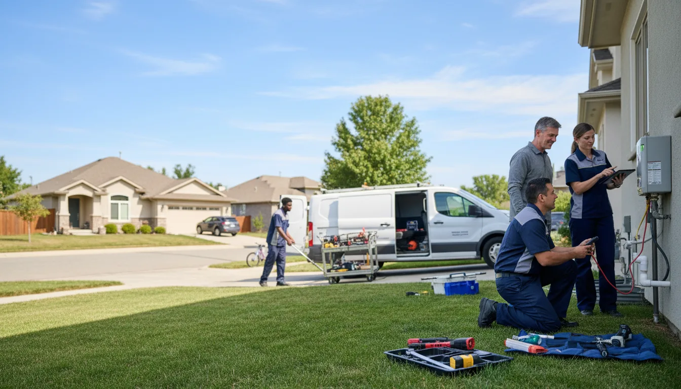 Tankless water heater service in Roby, TX
